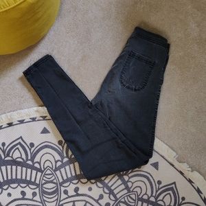 Dark American Apparel high waist super skinny jean